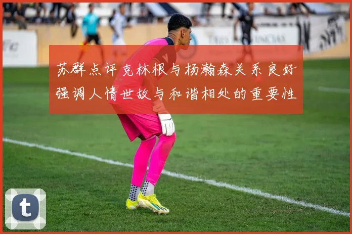 苏群点评克林根与杨瀚森关系良好强调人情世故与和谐相处的重要性